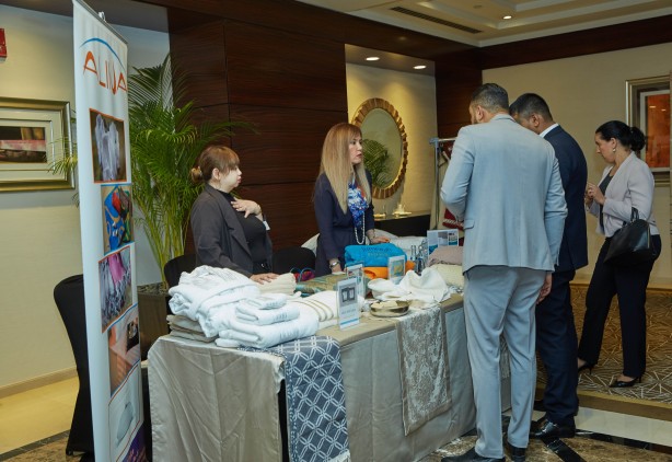 PHOTOS: Sponsor stands at Hotelier ME Executive Housekeeper Forum-1